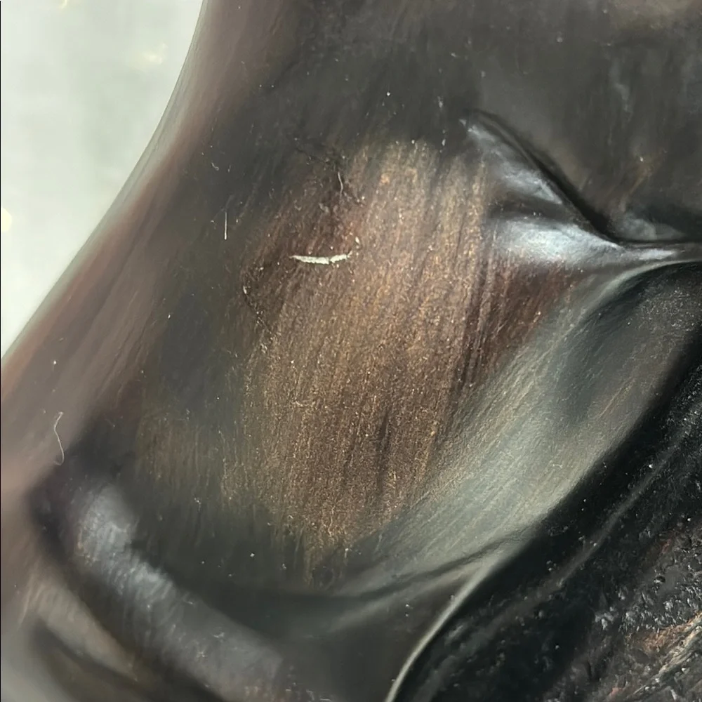 Elegant Black Horse Sculpture